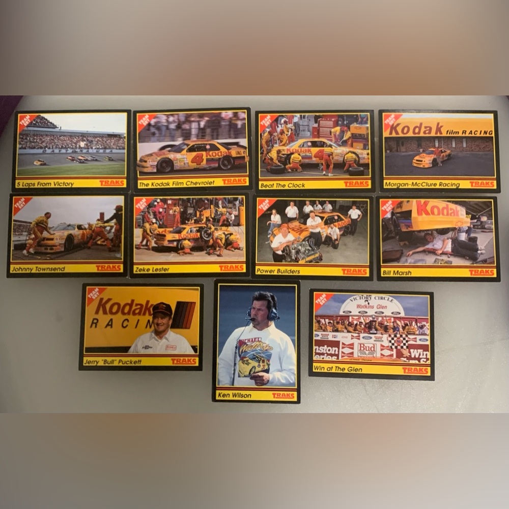 Kodak Racing Trading Cards - Yellow Set - Picture 3 of 4